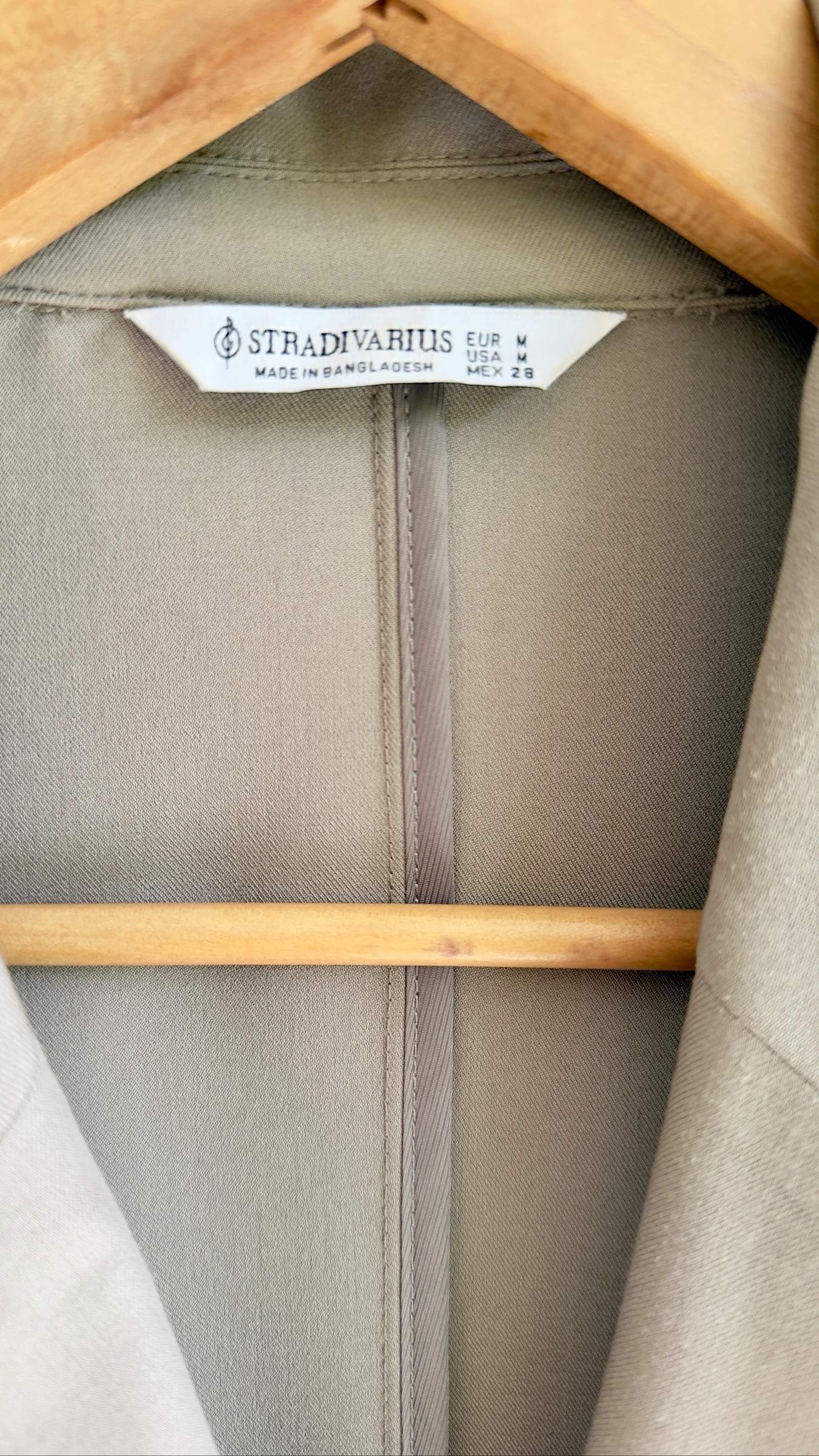 Blazer beige mujer Talla M de Stradivarius  – photo 3